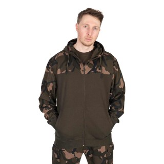 Fox LW Khaki / Camo Split Zip Hoody 2