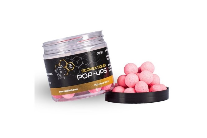 Nash Scopex Squid Pop Ups Pink