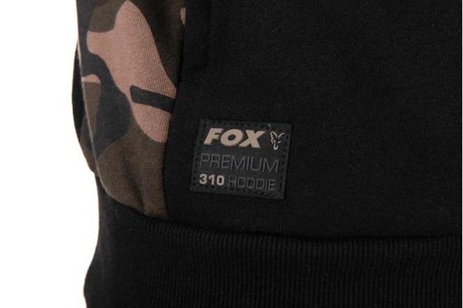 Fox  Black  / Camo Pullover Premium 310 Hoodie