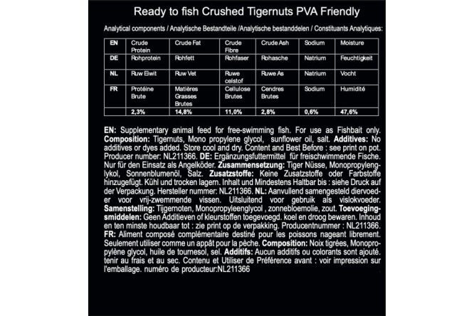 Carp Crunchies Crushed Tigernuts