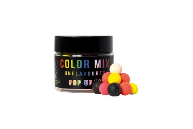 Over Carp Baits Popup Color Mix Unflavoured 10mm