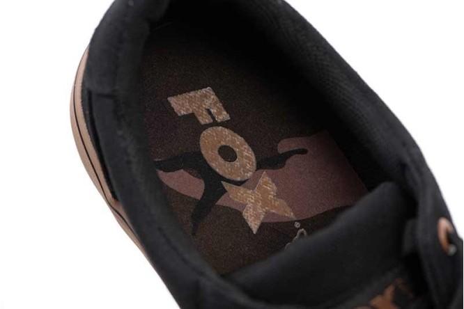 Fox Black Canvas Shoe
