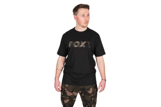 Fox Black/ Camo Outline T-Shirt
