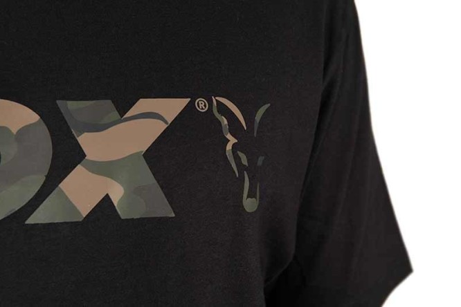 Fox Black/ Camo Outline T-Shirt