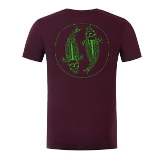 Korda Mandala Tee Burgundy  2