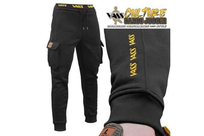 Vass Culture Fishing Cargo Jogger Black 