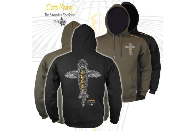 Vass Carp Rising Hoodie Black