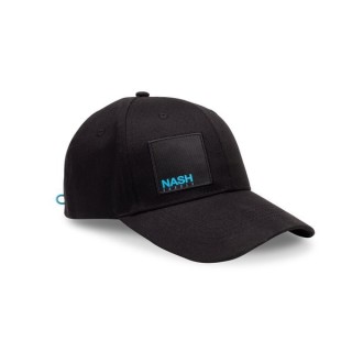 Nash Square Print Baseball Cap Black 