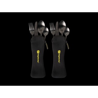 RidgeMonkey DLX Cutlery Set Twin Pack 