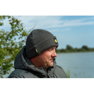 RidgMonkey APEarel Thermapro Fisherman Beanie Hat Green 