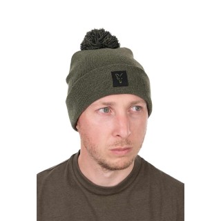 Fox Collection Bobble Hat Green/Black 
