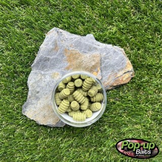 Pop-up Baits GRUB WAFTER Oyster Green & GLM