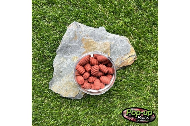 Pop-up Baits GRUB WAFTER Garlic & Robin Red Haiths