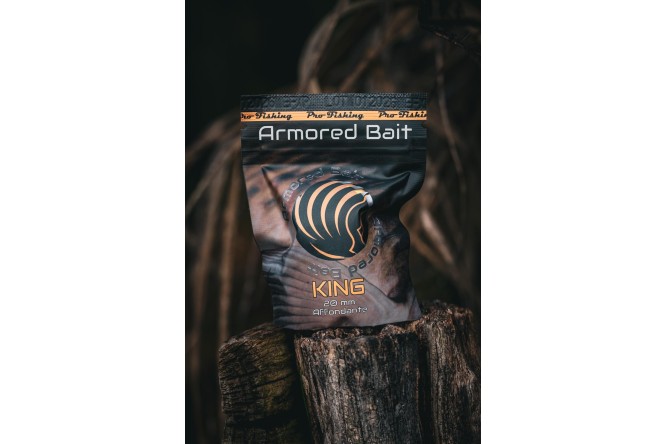 Armored Bait King 20 mm vegetable fiber boilies for shrimp and turtle control