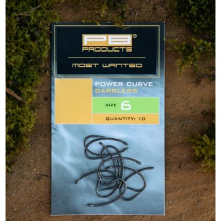 PB Power Curve Barbless Hook PTFE (10pcs)