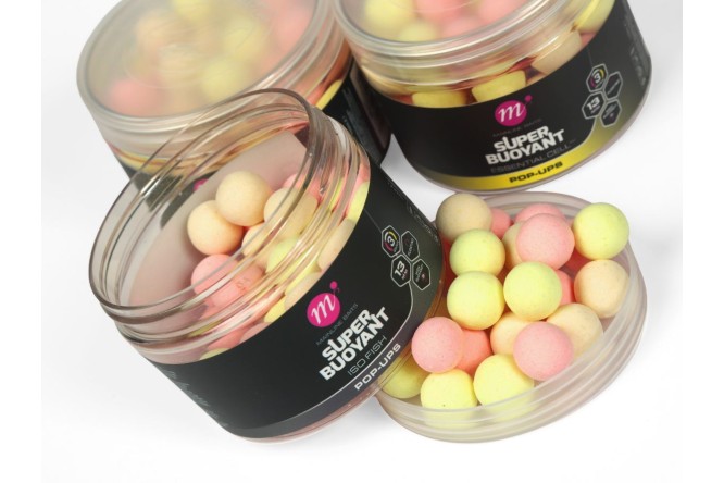 Mainline - ISO Sweet Super Buoyant Pop-Ups - 13mm - Pink,Yellow,White