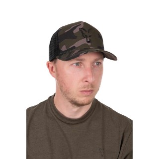 Fox Black Camo Trucker