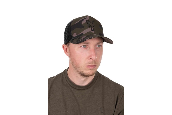 Fox Black Camo Trucker Cap