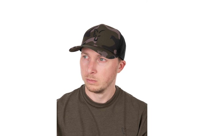 Fox Black Camo Trucker Cap