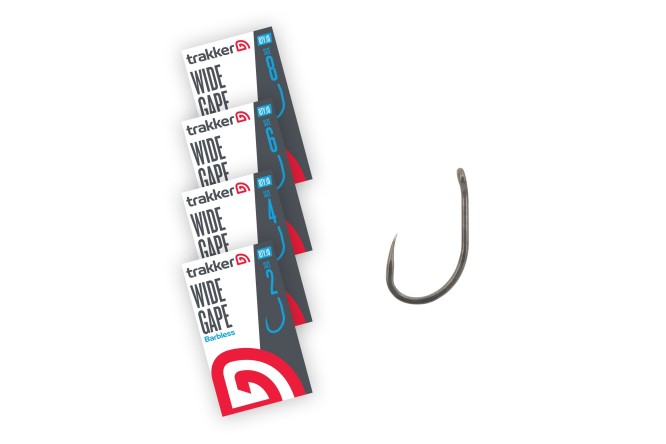 Trakker Wide Gape Hooks Barbless