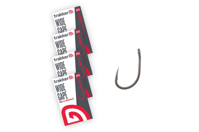 Trakker Wide Gape Hooks Micro Barbed