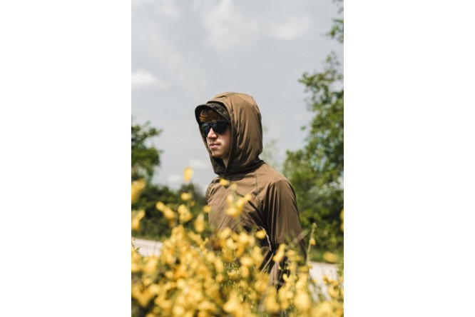 Korda - UPF Hooded Top | Dark Khaki