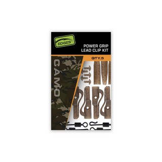 Fox Edges Camo Power Grip Lead Clip Kit  2