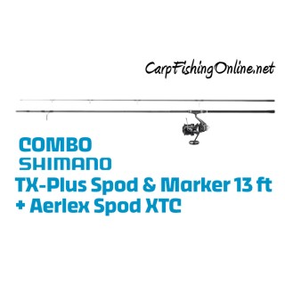 Combo Shimano TX-Plus Spod & Marker 13 ft + Shimano Aerlex Spod XTC