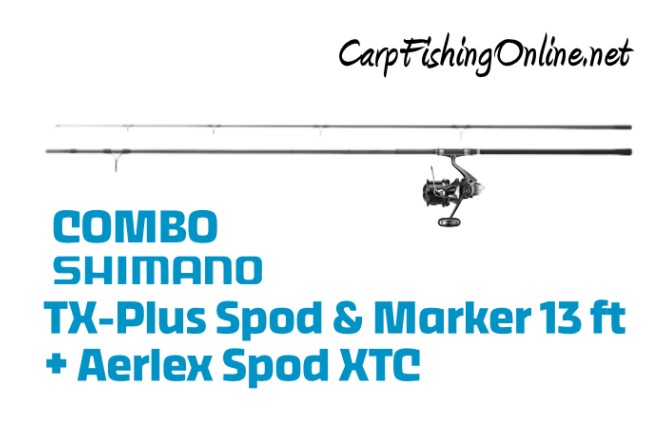 Combo Shimano TX-Plus Spod & Marker 13 ft + Shimano Aerlex Spod XTC