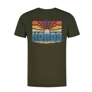 Korda - Dawn Vibes Tee | Dark Olive  2