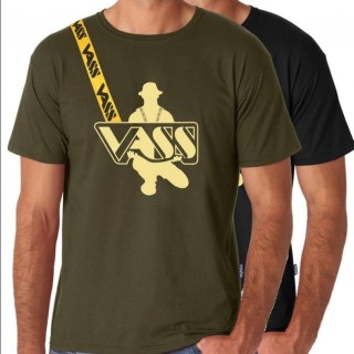 Vass Printed Fishing T-shirt - With Printed Vass Strap