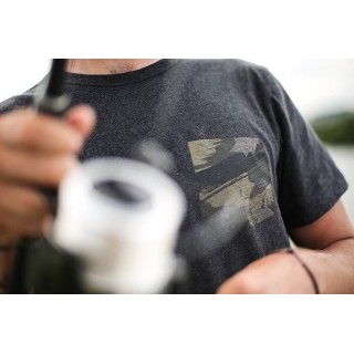 Faux Pocket Tee Charcoal