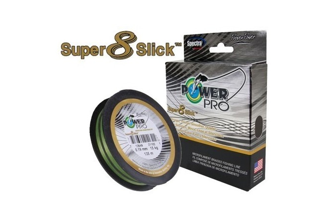 Power Pro Super 8 Slick Aqua Verde - 0.28mm 275mt