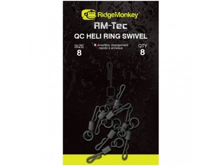 RidgeMonkey Heli Ring Swivel - Size 8