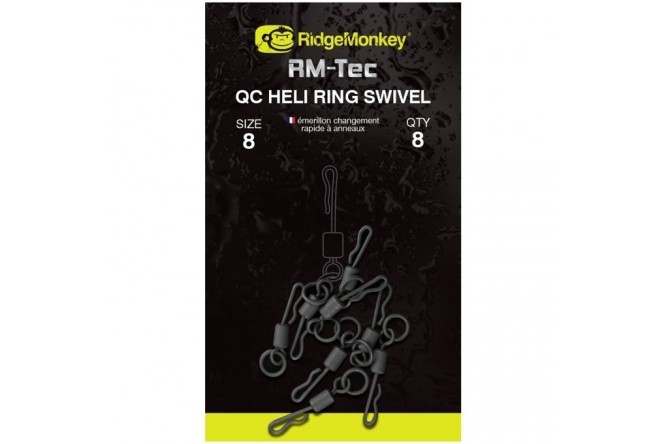Ridgemonkey Heli Ring Swivel size 8