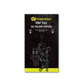 RidgeMonkey Quick Change Inline Swivel - Size 8 2