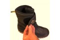Vass Fleece Lined Boot w/Velcro Strap Blk/Grn