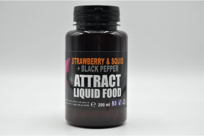 Karma Bait Attract Liquid Food Strawberry & Squid + Black Pepper