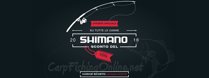 Mega sconti su canne Shimano