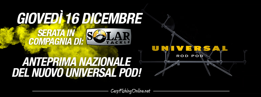 Solar Tackle Evening - Universal Pod Presentation