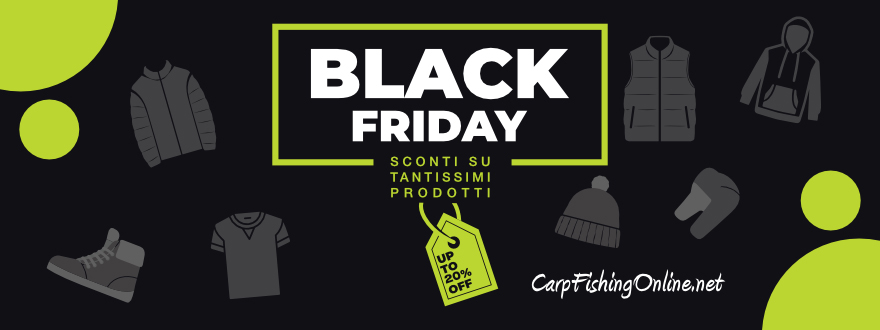 Carpfishingonline's Black Friday has begun: unmissable offers until December 1st!